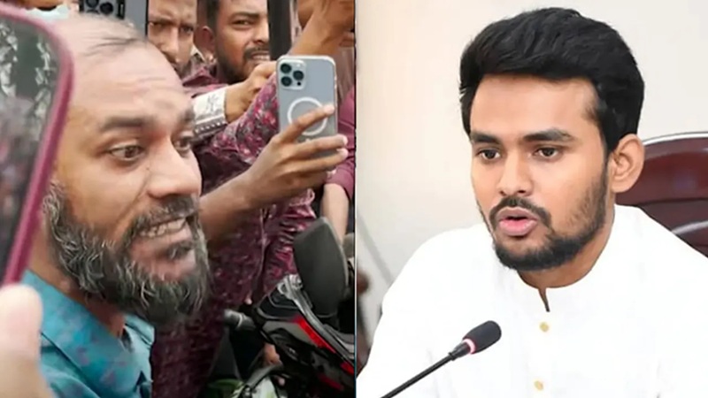 শাহবাগে তোপের মুখে আসিফ মাহমুদ