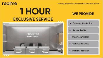 আফটার-সেলসে রিয়েলমির নতুন মানদণ্ডঃ এক্সক্লুসিভ ‘১ আওয়ার সার্ভিস’