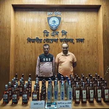ঈদকে সামনে রেখে রাজধানীতে বিদেশি মদের মজুদ, অভিযানে গ্রেফতার ২