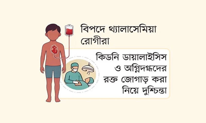 রক্তের জন্য হাহাকার