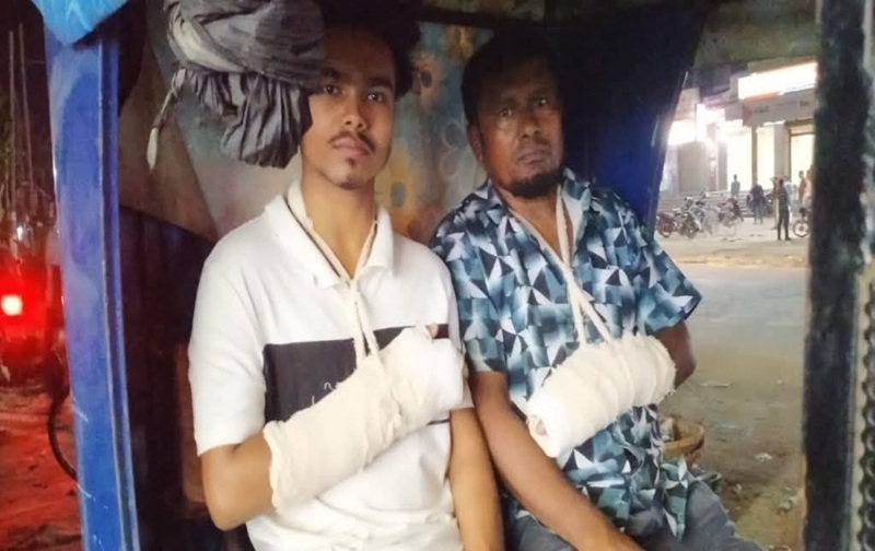 লক্ষ্মীপুরে কৃষদল নেতার ওপর বিএনপি নেতার হামলা