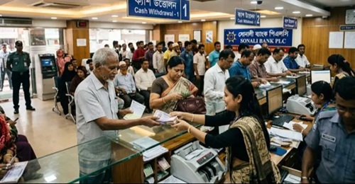 ব্যাংক থেকে টাকা তুলে হাতে রাখছে মানুষ, বাড়তে পারে ‘তারল্য সংকট’