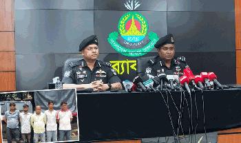 কব্জি কাটা গ্রুপের 'গুরু' এক্সেল বাবুসহ ৬ জন গ্রেফতার: র‍্যাব
