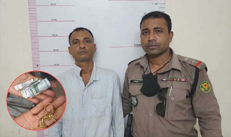 ট্রাফিক সার্জেন্টের তৎপরতায় কালশী মোড়ে ছিনতাইকারী আটক, মালামাল উদ্ধার