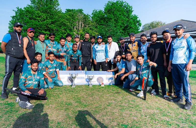 পূর্ব লন্ডনে এস৯ ফিল্মস টেপ বল ক্রিকেট টুর্নামেন্ট অনুষ্ঠিত