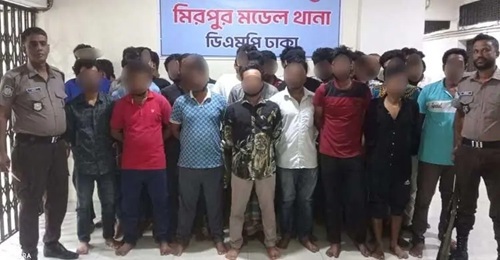 মিরপুরে একদিনে বিশেষ অভিযানে গ্রেফতার ৪০