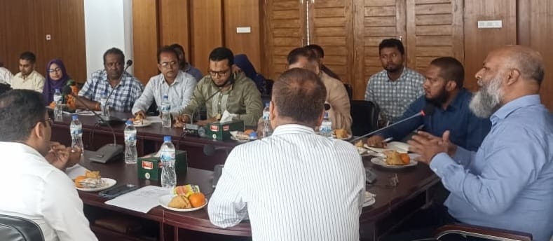 সাতক্ষীরার ভোমরা স্থল বন্দরের কাস্টমস হাউসে মত বিনিময় সভা 