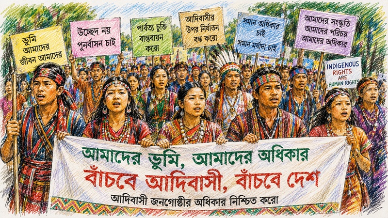 আন্তর্জাতিক আদিবাসী দিবস ২০২৬: বাংলাদেশের আদিবাসীদের দূর্গম পথচলা