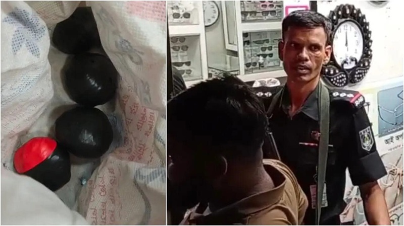 জুরাইনে র‍্যাবের অভিযানে ৫টি ককটেল উদ্ধার, একজনকে আটক