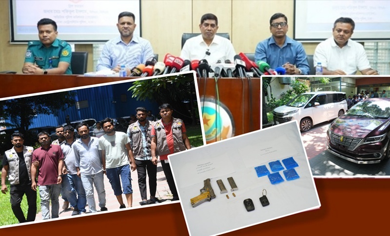 ১৫ লাখ টাকার মাদক ভাগাভাগি নিয়ে গুলি, ল্যাংড়া রুবেলসহ গ্রেফতার ৫