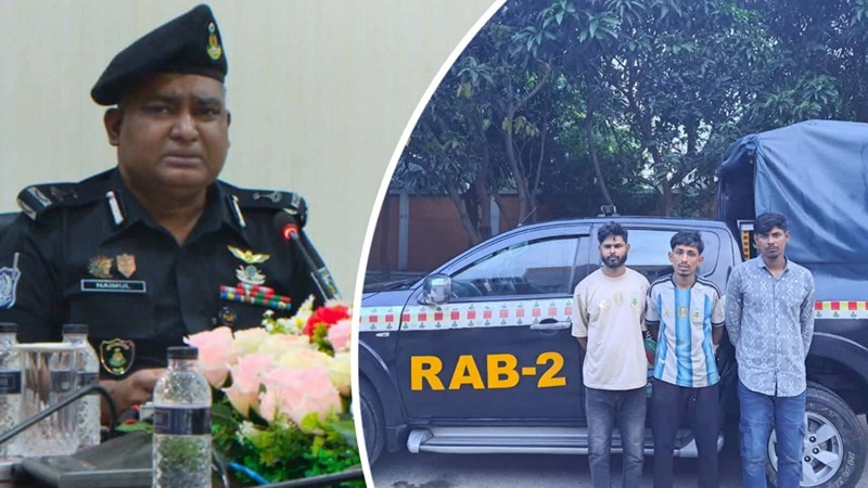 এলেক্স ইমন হত্যা: শাহরুখসহ ৩ জন গ্রেফতার, মিলল অস্ত্র ও গানপাউডার