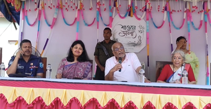 এলেঙ্গা জমিদারবাড়িতে শাওনে ডালা উপলক্ষে দুই দিনব্যাপী মেলা