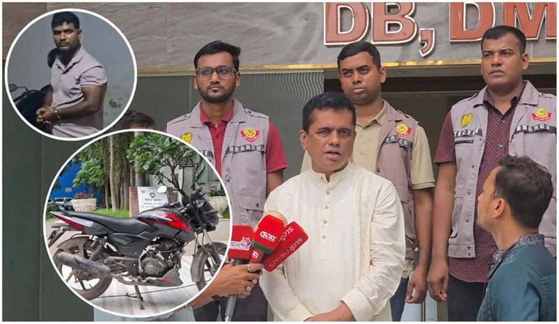 উত্তরায় আলোচিত সোয়া কোটি টাকা ছিনতাই: রিমান্ডে সাগরের তথ্যে মিলল ব্যবহৃত মোটরসাইকেল