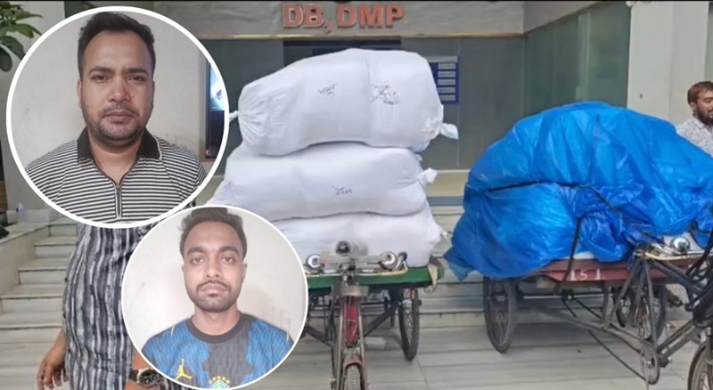 শাহবাগে শুল্ক ফাঁকি দিয়ে আনা ২০ লাখ টাকার ভারতীয় শাড়ি জব্দ, গ্রেফতার ২