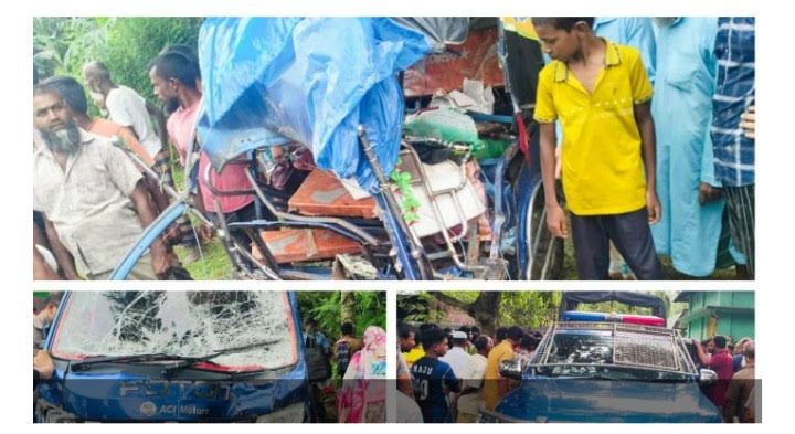 ঠাকুরগাঁওয়ে ত্রিমুখী সংঘর্ষে নিহত দুই, আহত আরো চার জন