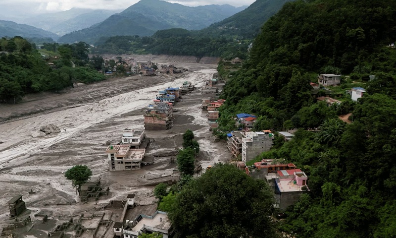 নেপালে ভয়াবহ পাহাড়ি ঢলে নিহত দেড় শতাধিক