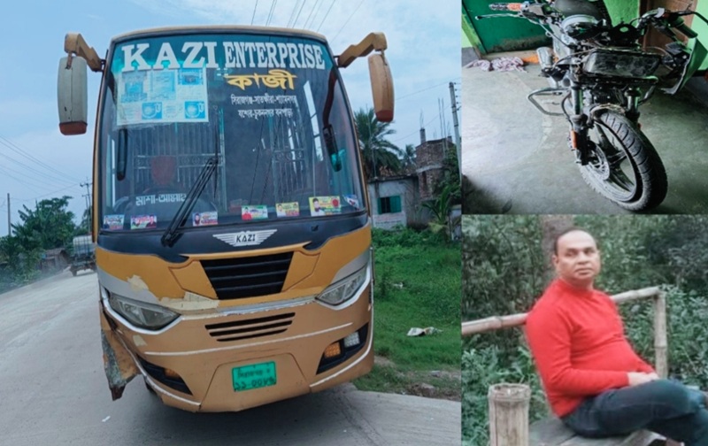 সাতক্ষীরায় বাস-মোটরসাইকেল সংঘর্ষে মৎস্য ব্যবসায়ী নিহত