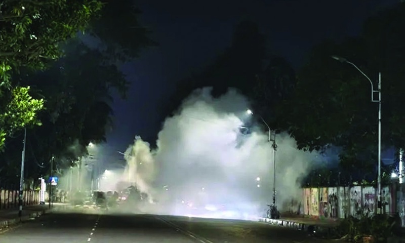 ঢাবির জগন্নাথ হলের পাশে পরপর দুই ককটেল বিস্ফোরণ