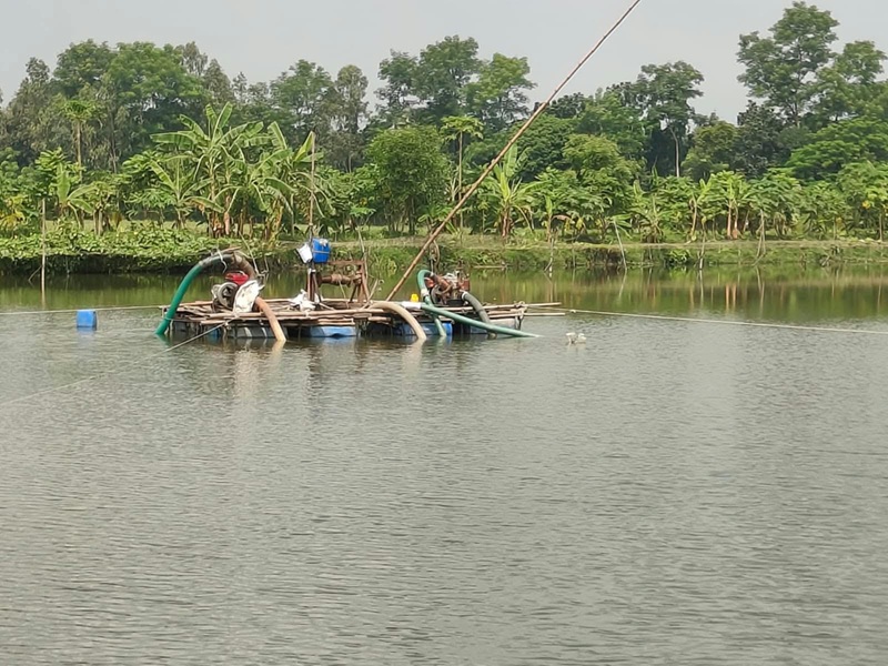 ইউএনও'র কাছে অভিযোগের পরও বন্ধ হয়নি আগৈলঝাড়ায় অবৈধ বালু উত্তোলন