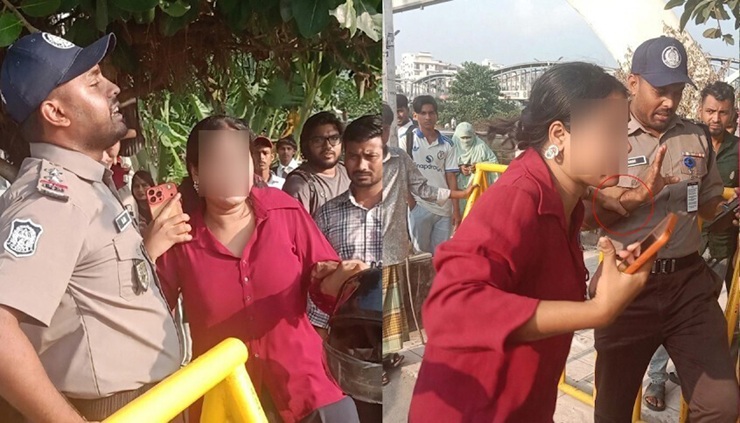 পূর্বাচলে ট্রাফিক সার্জেন্টের সঙ্গে অসদাচরণ, নারীসহ দুইজনের ৭ দিনের কারাদণ্ড