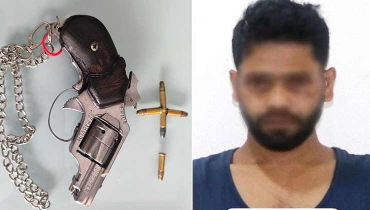 তালিকাভুক্ত শীর্ষ সন্ত্রাসী পিচ্চি আলামিন গ্রেফতার,রিভলভার ও গুলি উদ্ধার