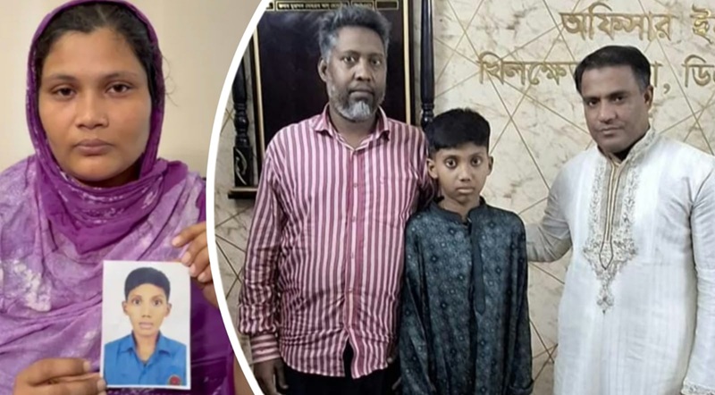 খিলক্ষেতে নিখোঁজ সেই স্কুলছাত্র ১৩ দিন পর কমলাপুর থেকে উদ্ধার