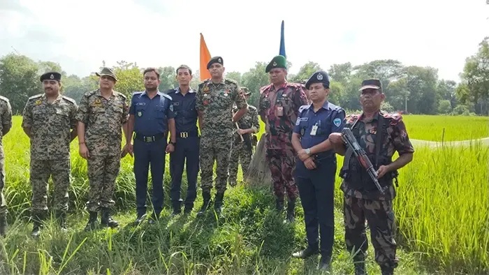 কুমিল্লা সীমান্তে বিএসএফের হাতে আটক দুই পুলিশ সদস্যকে ফেরত আনলো বিজিবি