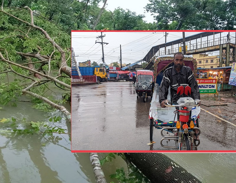 পটুয়াখালীতে ৭২ মিলিমিটার বৃষ্টির রেকর্ড, বিপাকে নিম্নআয়ের মানুষ