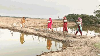 চারদিকে বিশাল জলরাশি কোথাও নেই সুপেয় পানি