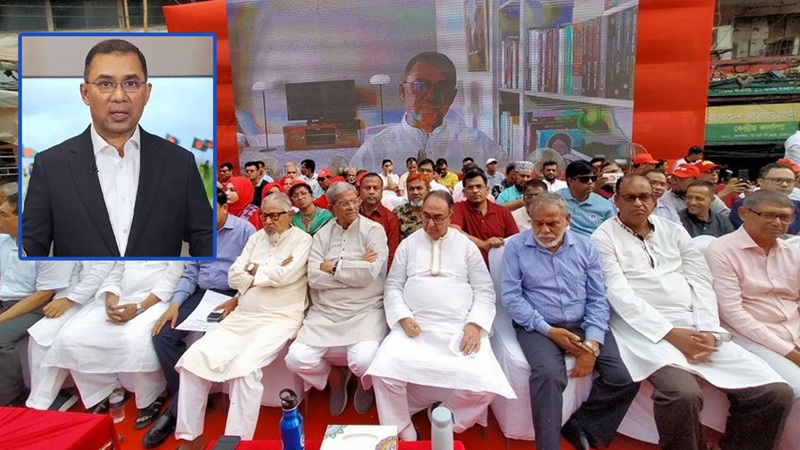 বিদেশিদের নয়, সবার আগে দেশের স্বার্থ নিশ্চিত করতে হবে: মানবিক করিডোর প্রসঙ্গে তারেক রহমান