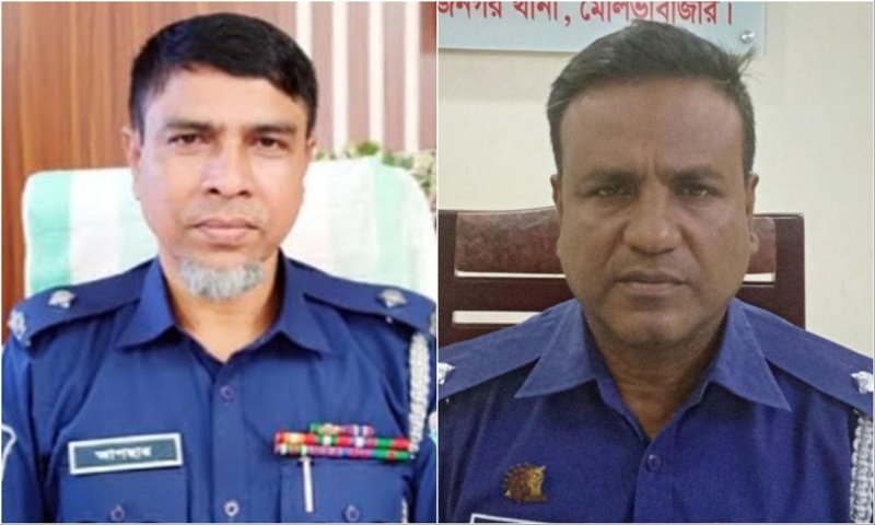 রাজনগর ও কুলাউড়ার দুই ওসি প্রত্যাহার