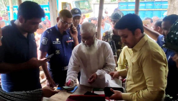 বোদায় গরু হাটে অতিরিক্ত টোল আদায়ের অভিযোগে ইজারাদারকে জরিমানা