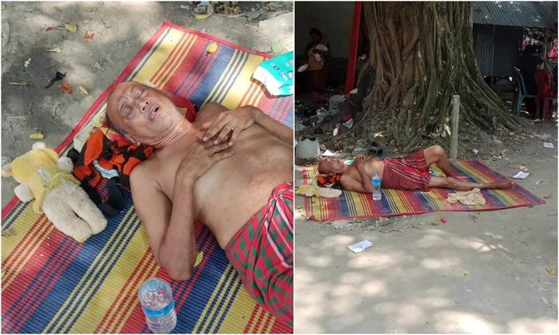 মানসিকভাবে অসুস্থ সমু চৌধুরী, এভাবেই রাস্তায় শুয়েছিলেন