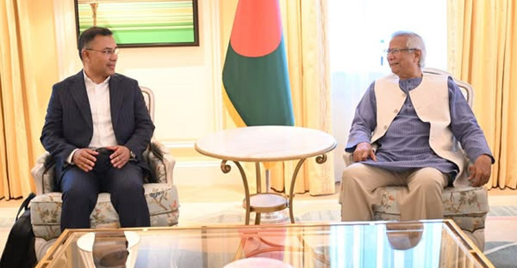 প্রধান উপদেষ্টার সঙ্গে তারেক রহমানের বৈঠক শেষ